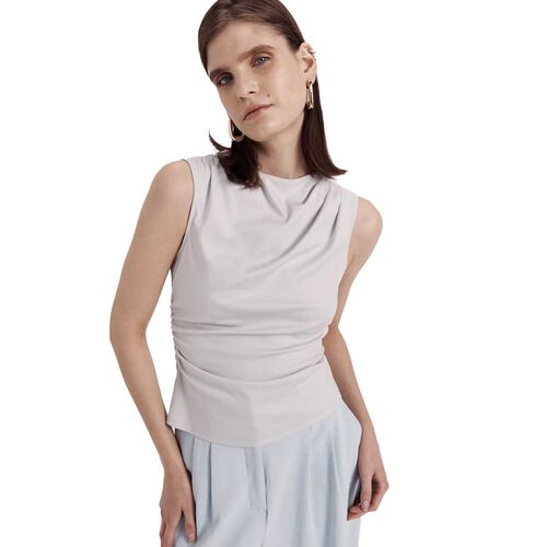 SABA Dana Drape Detail Top